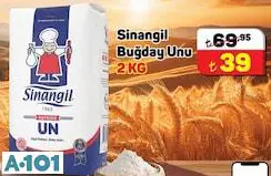 SİNANGİL BUĞDAY UNU 2 KG